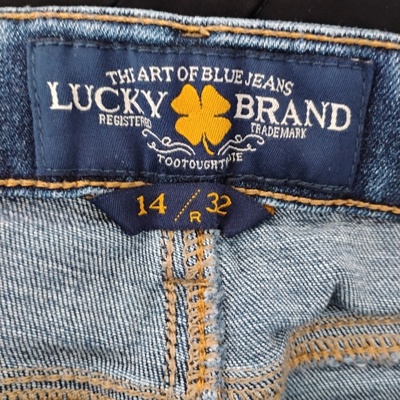 Lucky Brand Blue Lolita Skinny Jeans Sz 14/32R - Picture 6 of 7
